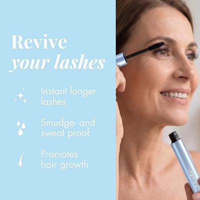 Blushe Lash Serum Mascara, Blush Korean Mascara, Lengthening, Black